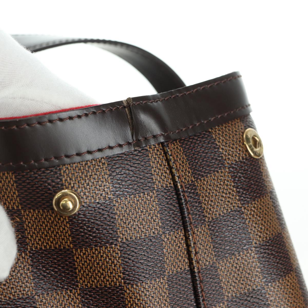 LOUIS VUITTON Damier Ebene Hampstead MM Tote Bag N51204 LV Auth am11544V