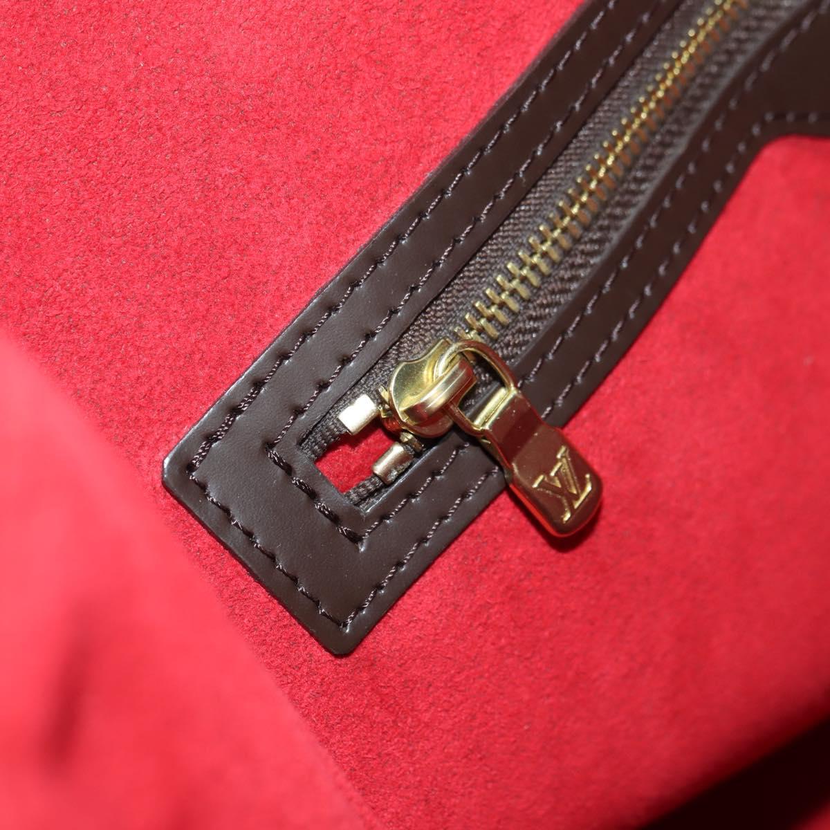 LOUIS VUITTON Damier Ebene Hampstead MM Tote Bag N51204 LV Auth am11544V