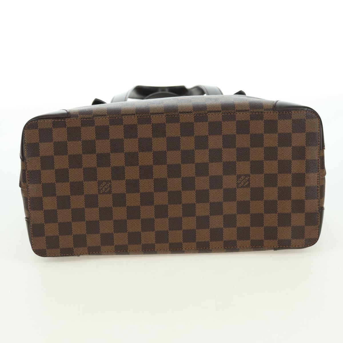 LOUIS VUITTON Damier Ebene Hampstead MM Tote Bag N51204 LV Auth am11544V