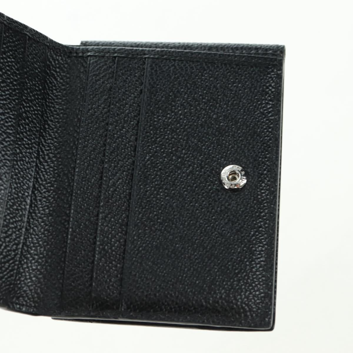 PRADA Card Case Leather Black Auth am11572V