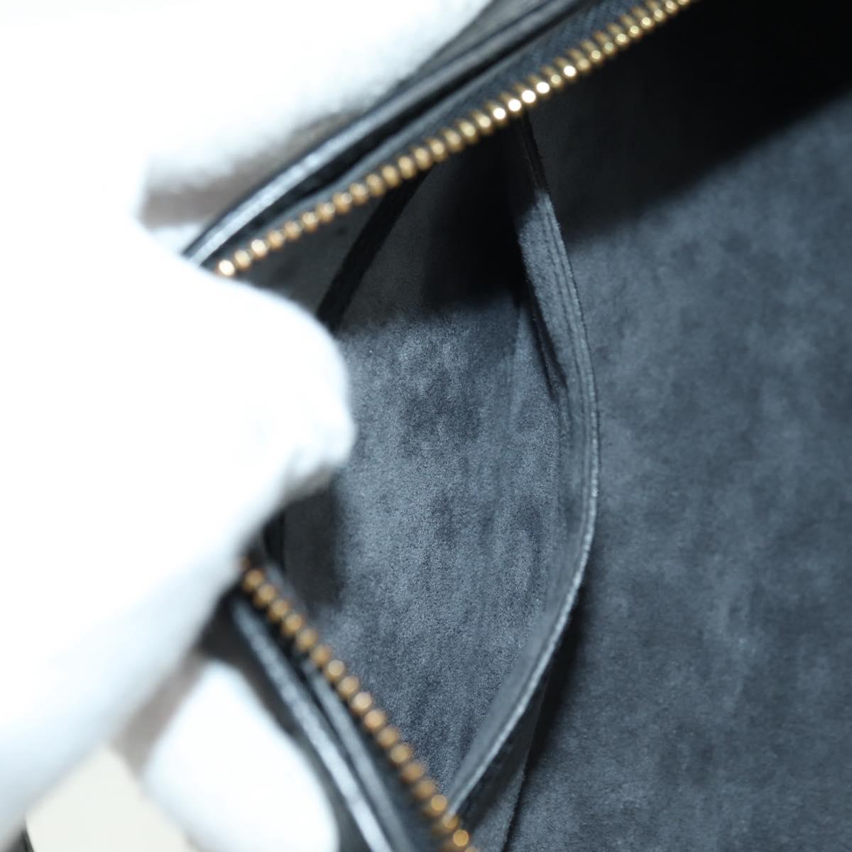 LOUIS VUITTON Epi Soufflot Hand Bag Black M52222 LV Auth am11578V