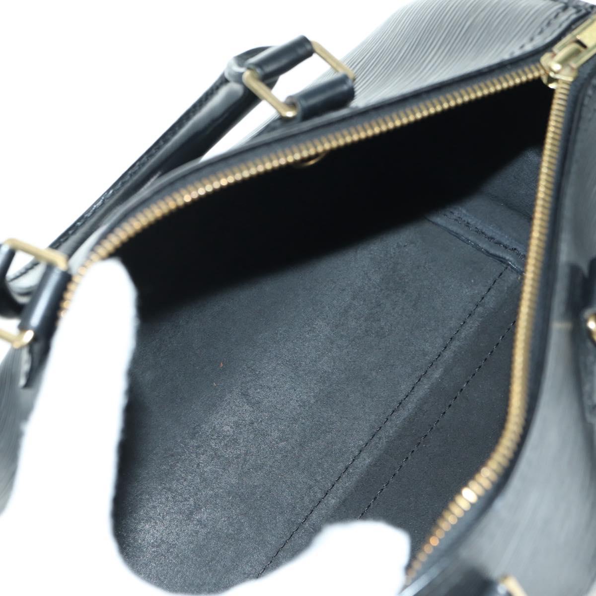 LOUIS VUITTON Epi Speedy 25 Hand Bag Black M59042 LV Auth am11581V