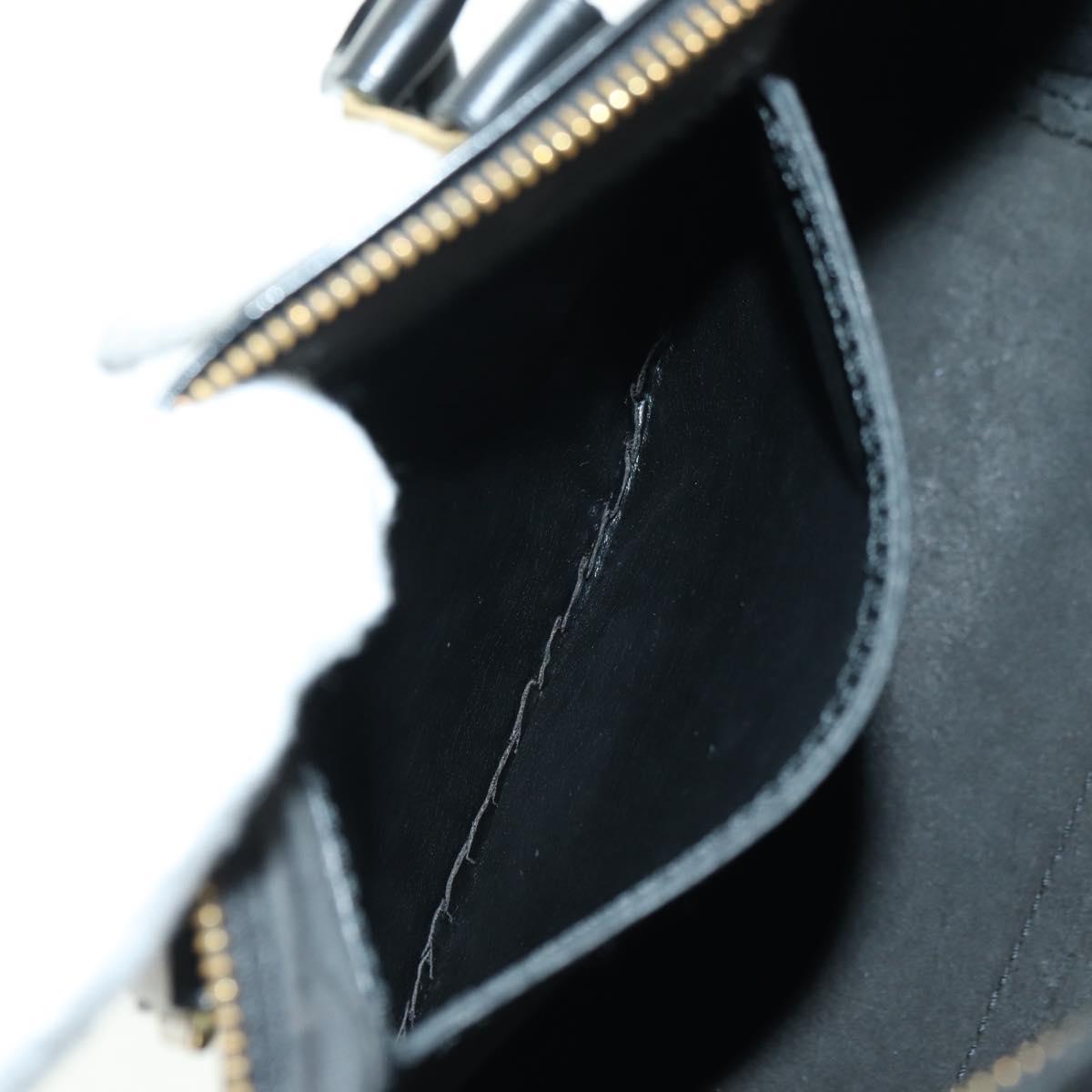 LOUIS VUITTON Epi Speedy 25 Hand Bag Black M59042 LV Auth am11581V