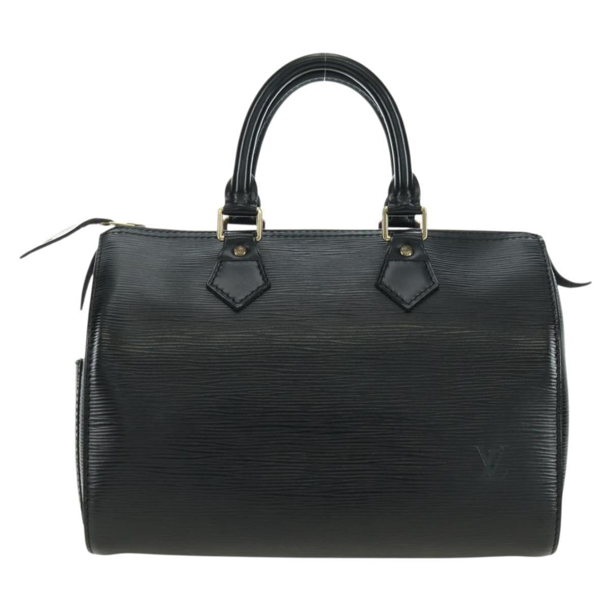 LOUIS VUITTON Epi Speedy 25 Hand Bag Black M59042 LV Auth am11581V