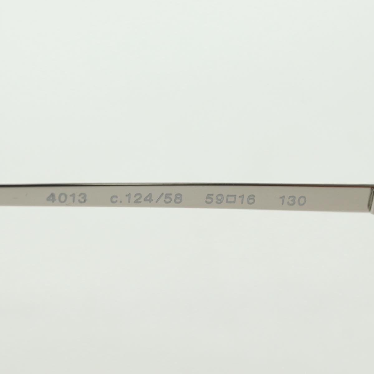 CHANEL Rimless CC Sunglasses metal Purple CC Auth am11594V