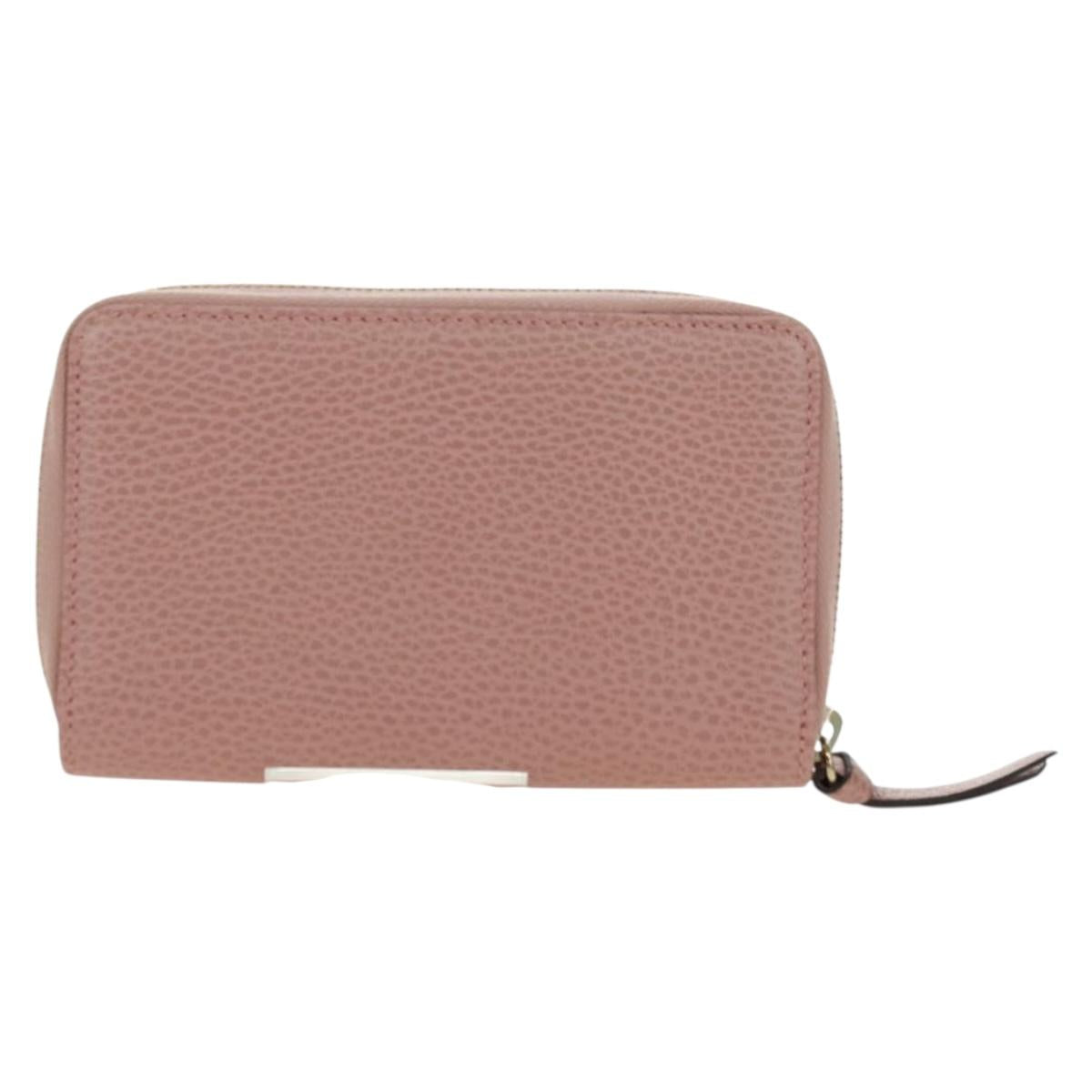 GUCCI Swing Wallet Leather Pink 354497 Auth am11608V
