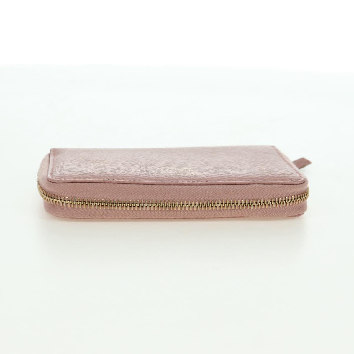 GUCCI Swing Wallet Leather Pink 354497 Auth am11608V