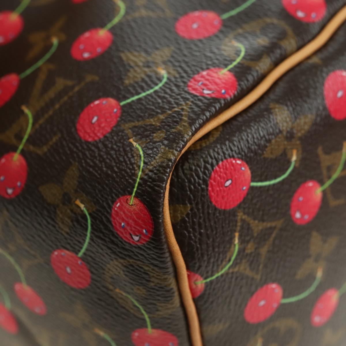LOUIS VUITTON Monogram Cherry Speedy 25 Hand Bag M41528 LV Auth am11611SM