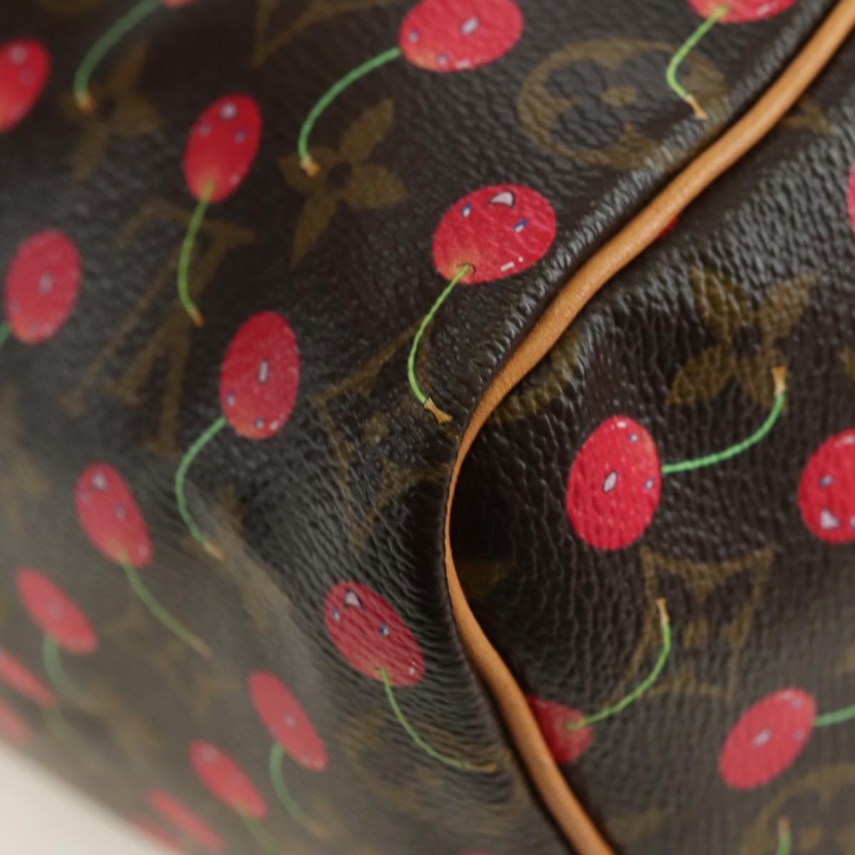 LOUIS VUITTON Monogram Cherry Speedy 25 Hand Bag M41528 LV Auth am11611SM