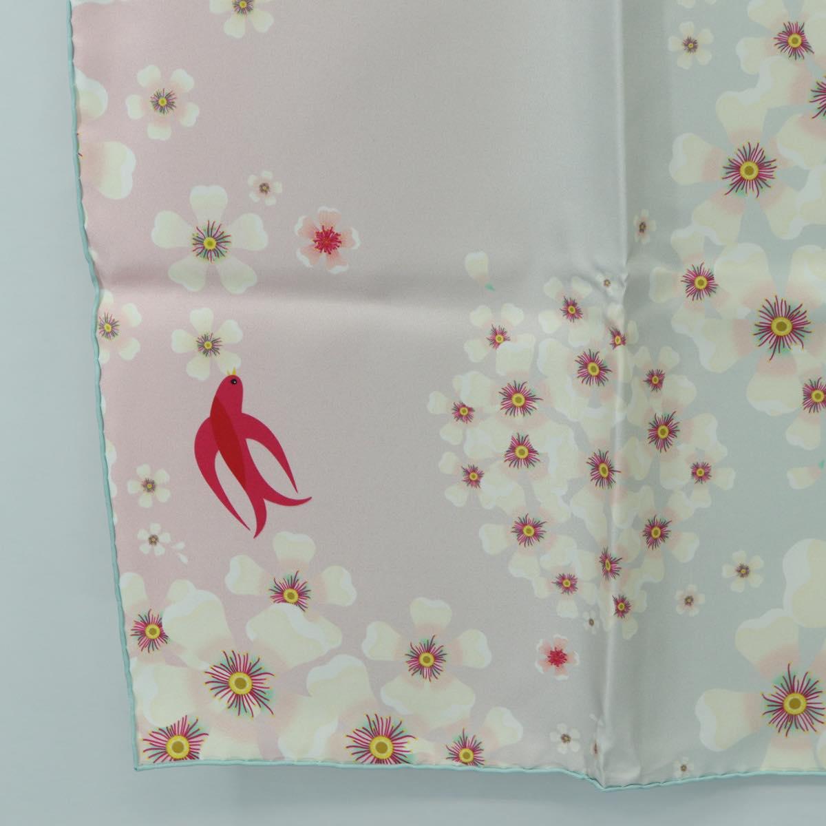 Van Cleef & Arpels Scarf Silk Light Blue Auth am11617M