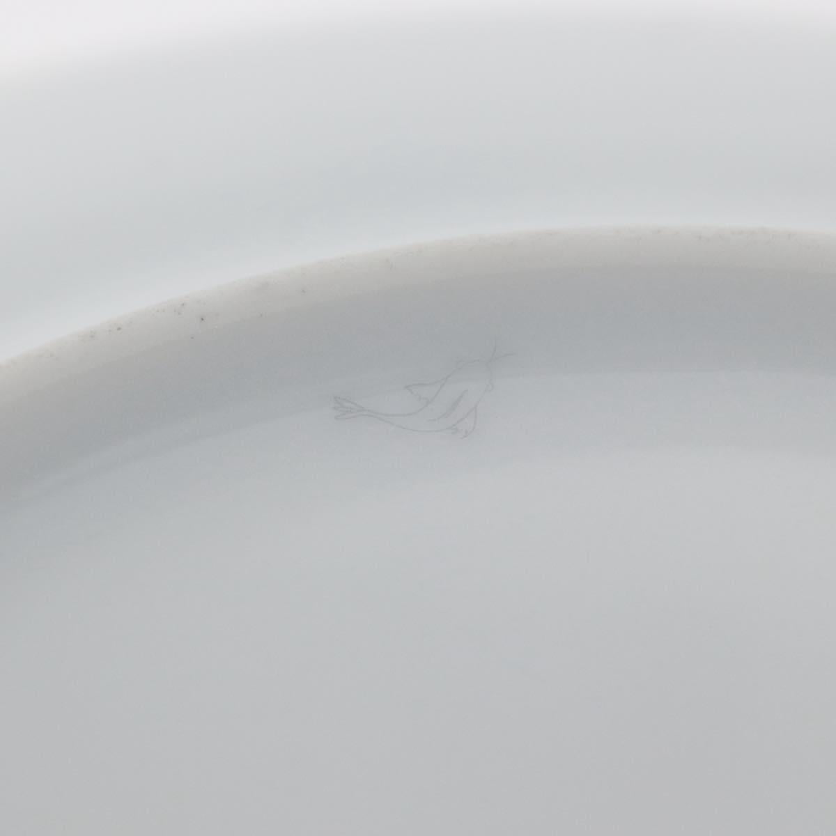 HERMES Guadalquivir Plate Pottery Red Auth am11618
