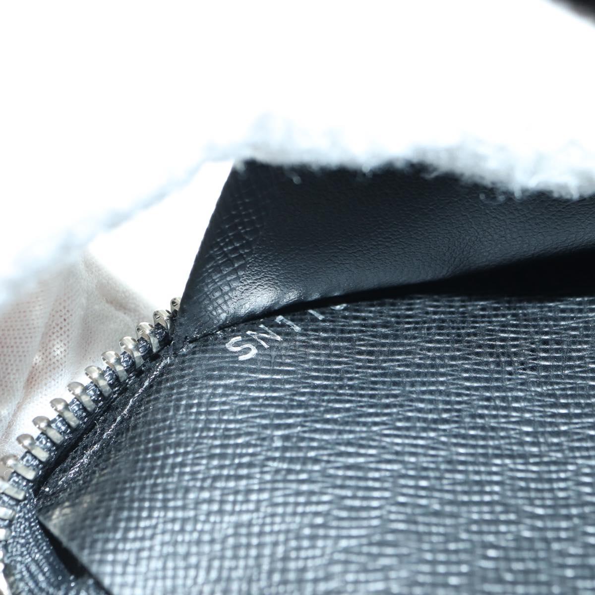 LOUIS VUITTON Epi Zippy Organizer Long Wallet Black M63852 LV Auth am11620V