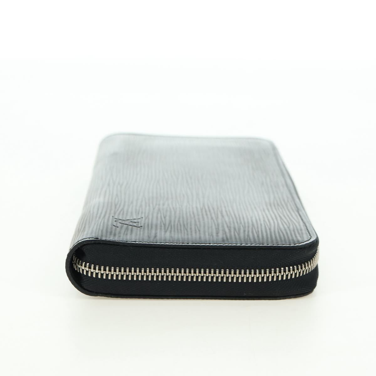 LOUIS VUITTON Epi Zippy Organizer Long Wallet Black M63852 LV Auth am11620V
