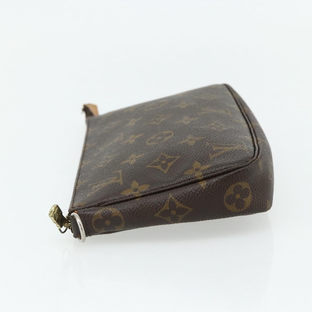 LOUIS VUITTON Monogram Pochette Accessoires Pouch M51980 LV Auth am11622