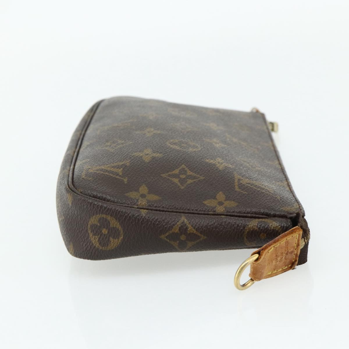 LOUIS VUITTON Monogram Pochette Accessoires Pouch M51980 LV Auth am11622