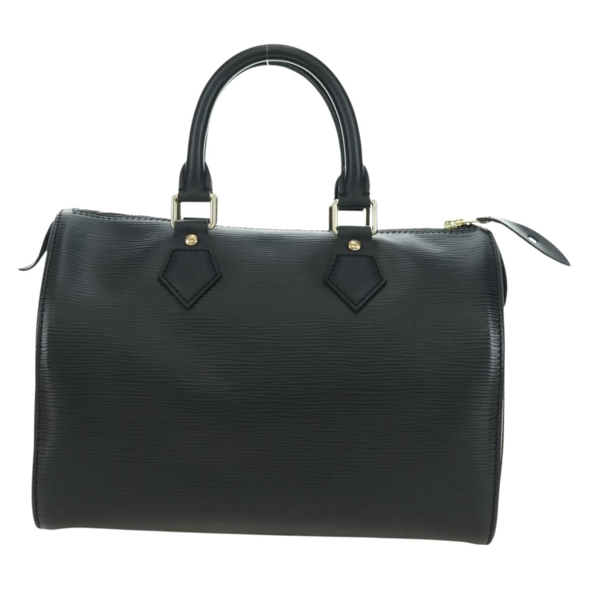 LOUIS VUITTON Epi Speedy 25 Hand Bag Black M59042 LV Auth am11626V