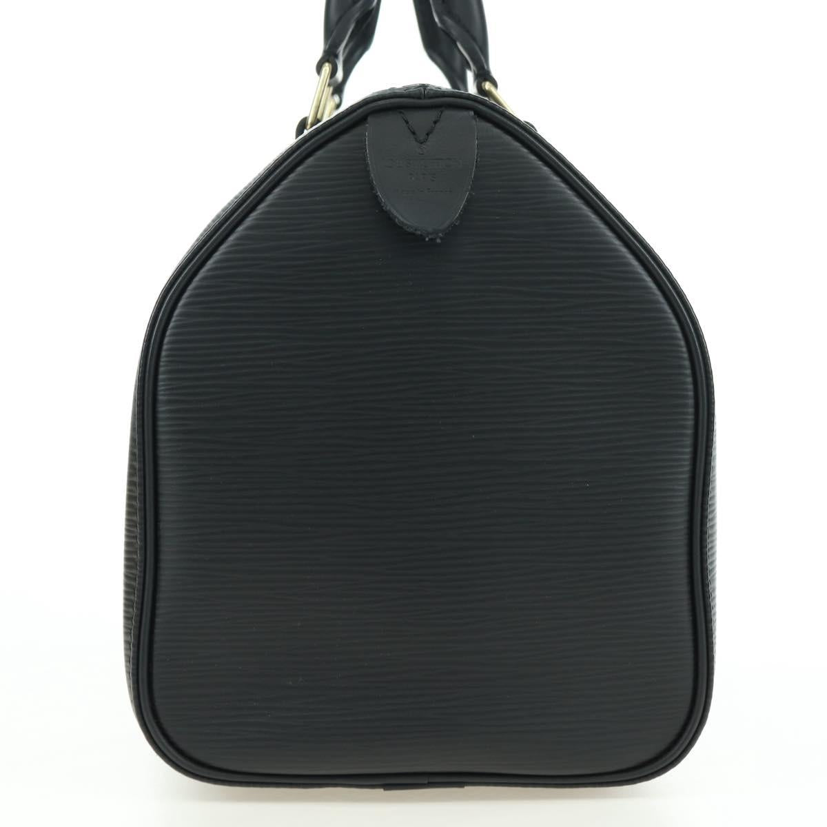 LOUIS VUITTON Epi Speedy 25 Hand Bag Black M59042 LV Auth am11626V