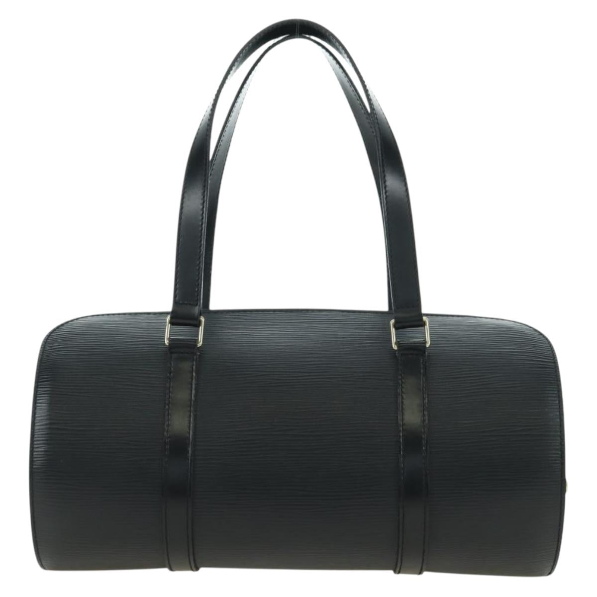 LOUIS VUITTON Epi Soufflot Hand Bag Black M52222 LV Auth am11627V