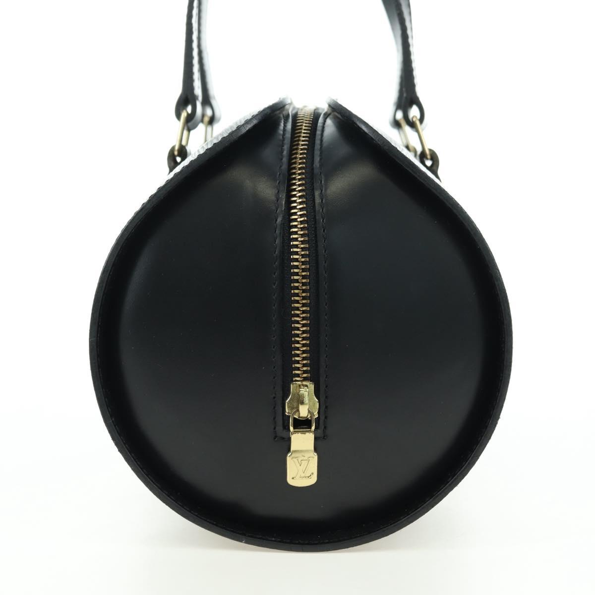 LOUIS VUITTON Epi Soufflot Hand Bag Black M52222 LV Auth am11627V
