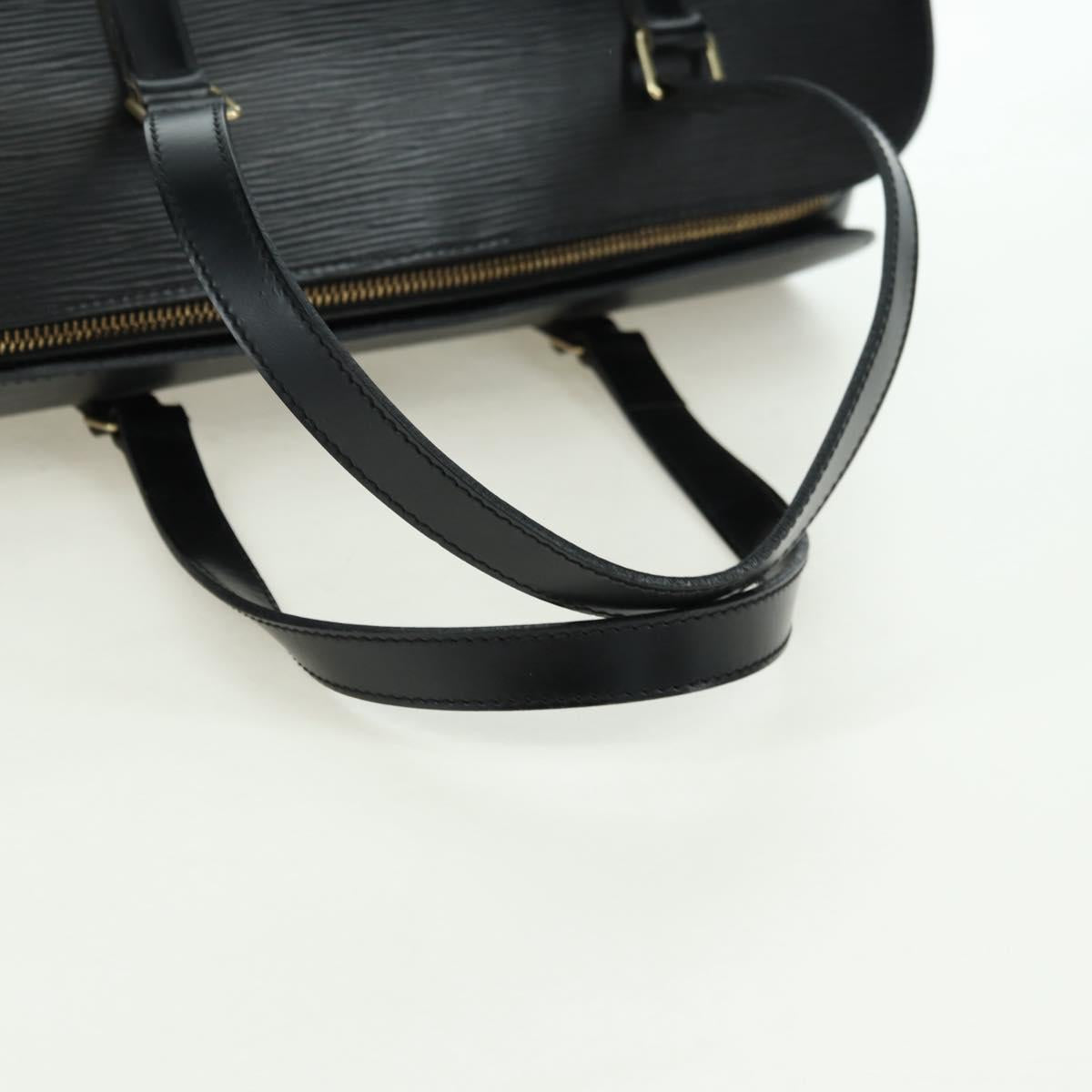 LOUIS VUITTON Epi Soufflot Hand Bag Black M52222 LV Auth am11627V