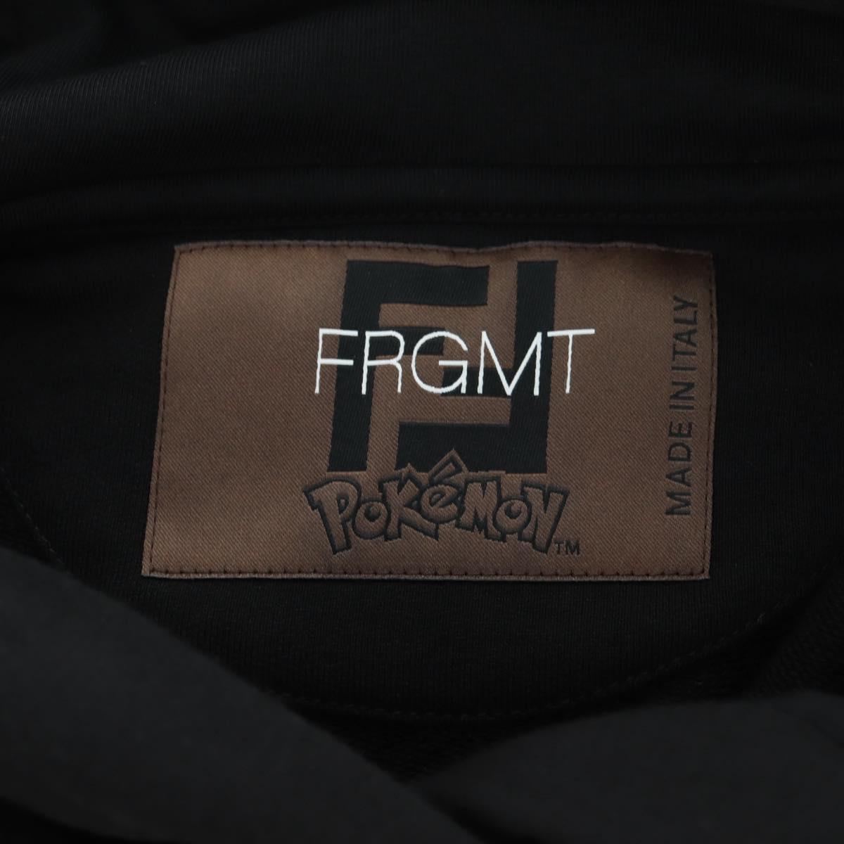 FENDI FENDI x FRGMT x POKÉMON Hoodie Kairyu Ccotton XS Black Auth am11638SM