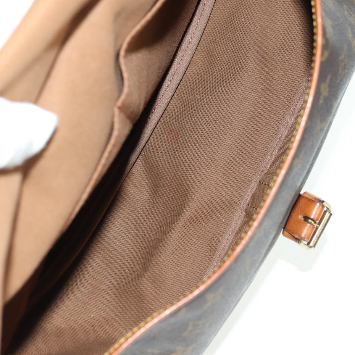 LOUIS VUITTON Monogram Saumur 35 Shoulder Bag M42254 LV Auth am11646A