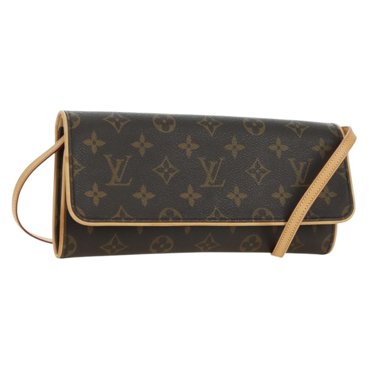 LOUIS VUITTON Monogram Pochette Twin GM Shoulder Bag M51852 LV Auth am11648V