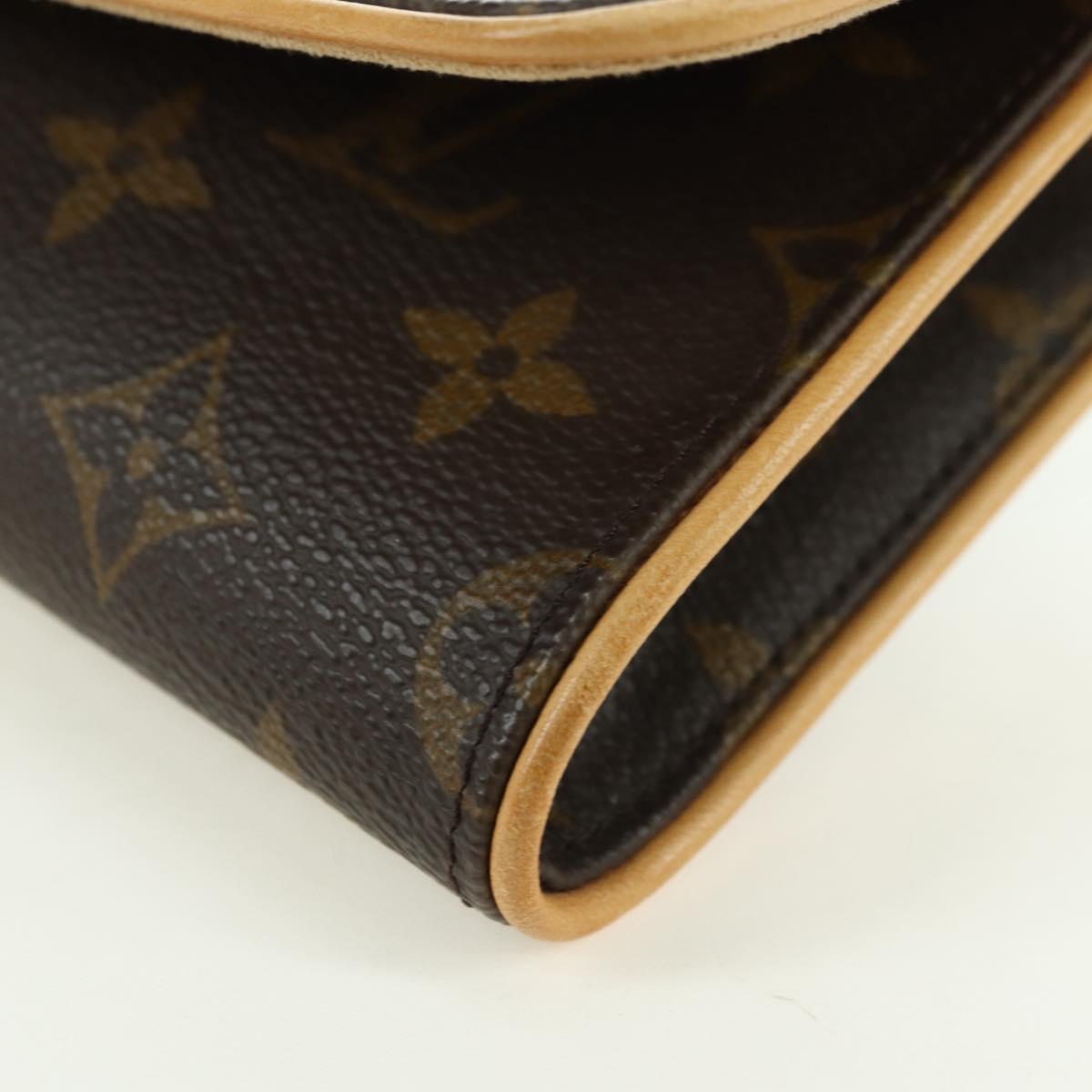 LOUIS VUITTON Monogram Pochette Twin GM Shoulder Bag M51852 LV Auth am11648V