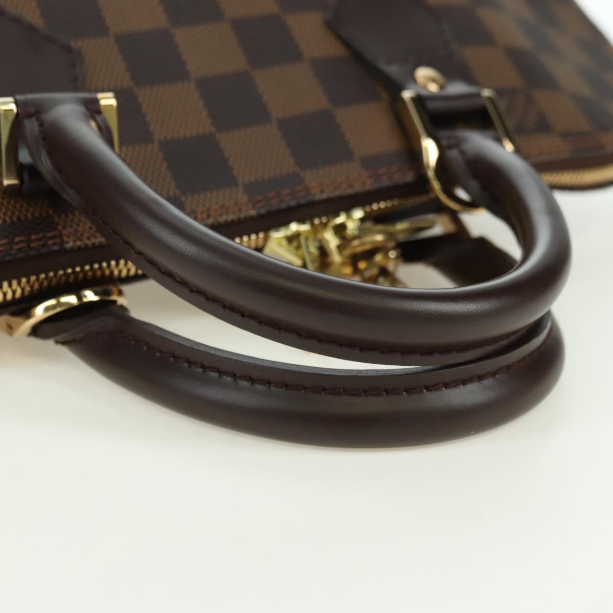 LOUIS VUITTON Damier Ebene Alma Hand Bag N51131 LV Auth am11651SAV