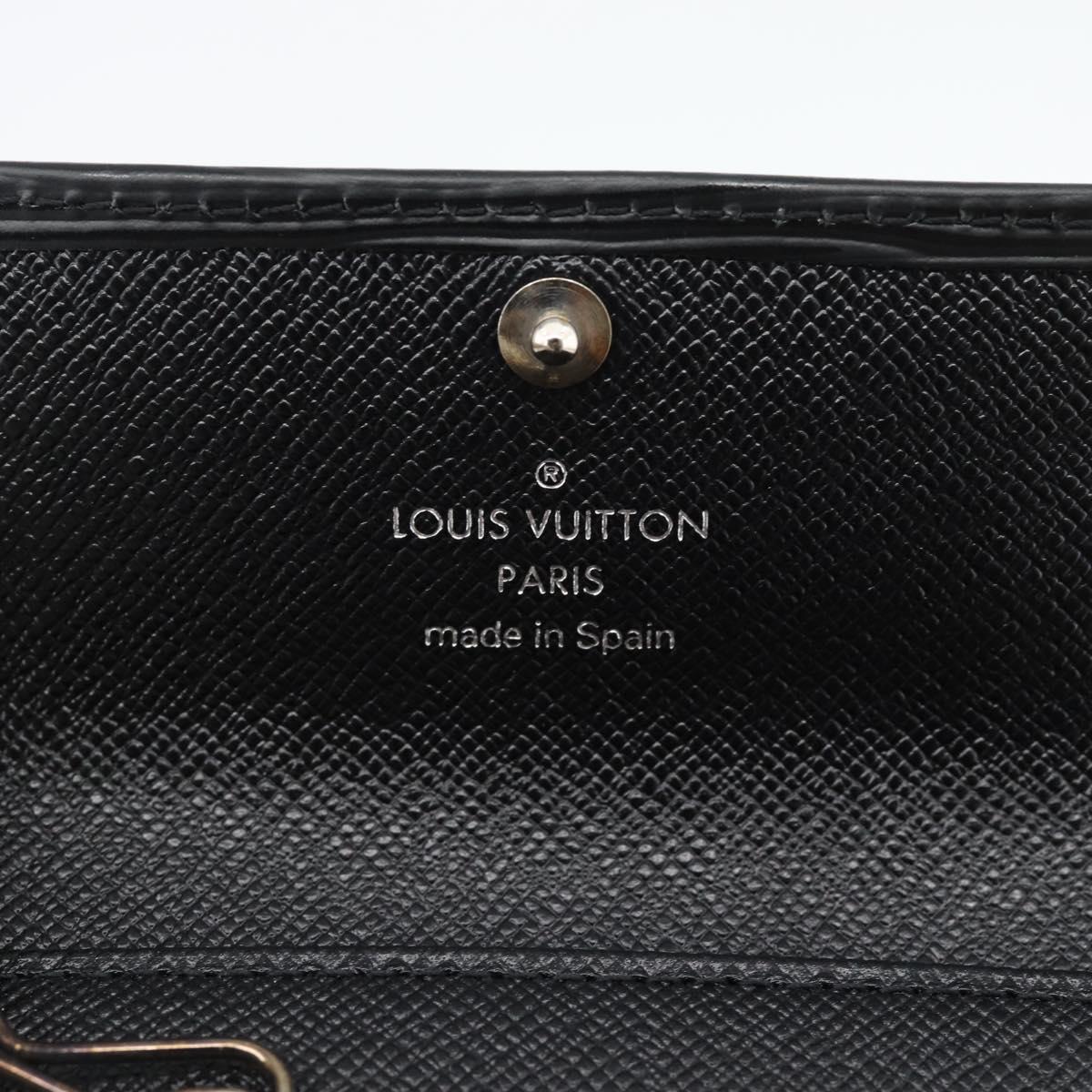 LOUIS VUITTON Epi Multicles 4 Key Case Black M63822 LV Auth am11665V