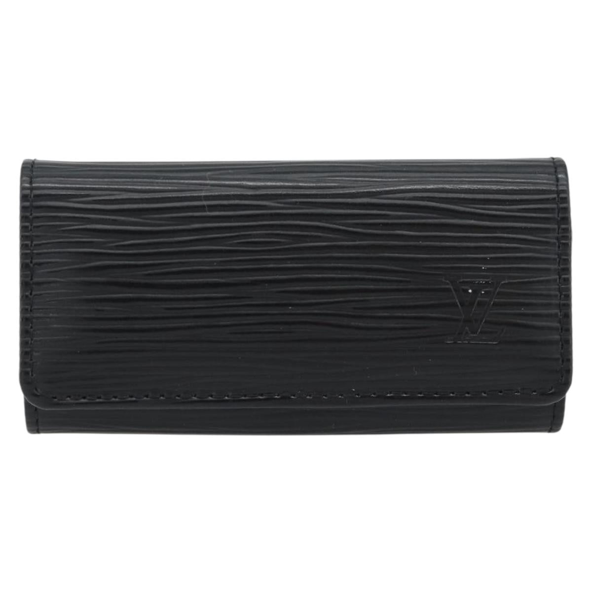 LOUIS VUITTON Epi Multicles 4 Key Case Black M63822 LV Auth am11665V