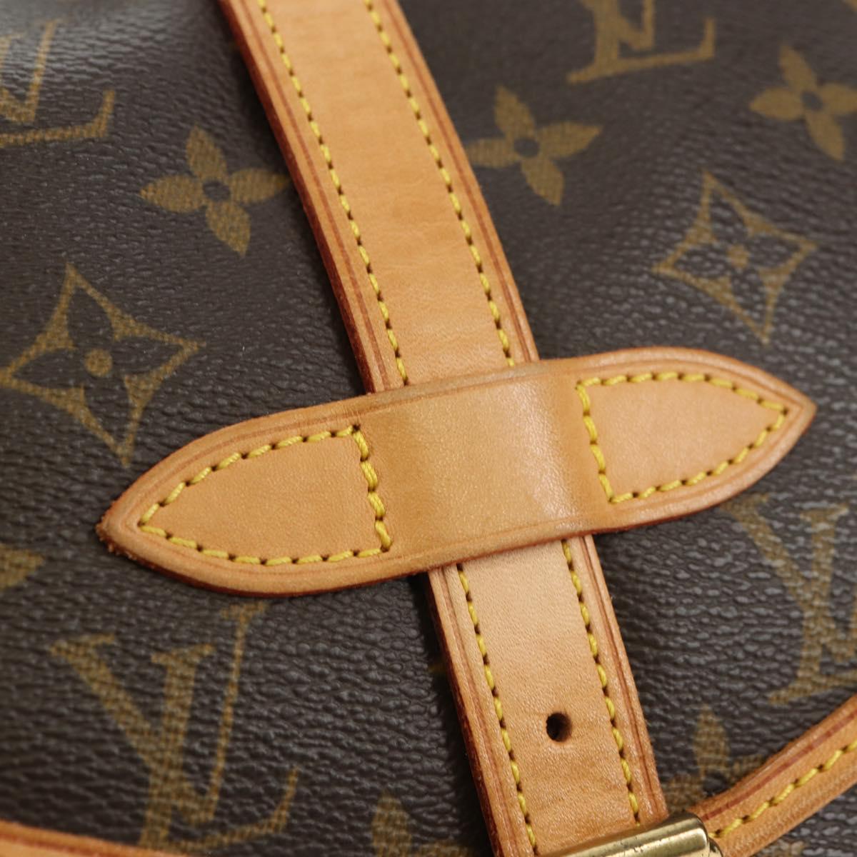 LOUIS VUITTON Monogram Saumur 30 Shoulder Bag M42256 LV Auth am11667V
