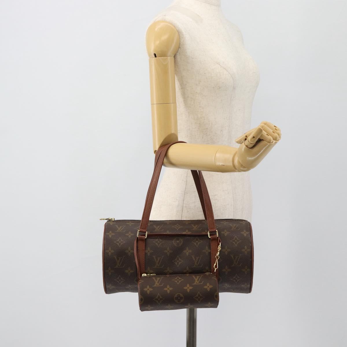 LOUIS VUITTON Monogram Papillon 30 Hand Bag M51385 LV Auth am11668V