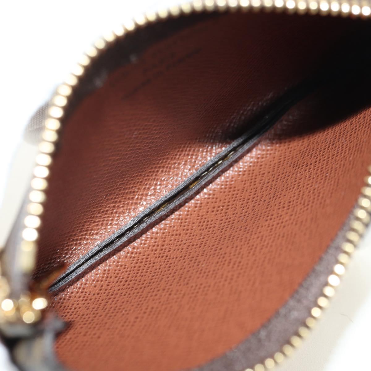 LOUIS VUITTON Monogram Pochette Cles Coin Purse M62650 LV Auth am11671M