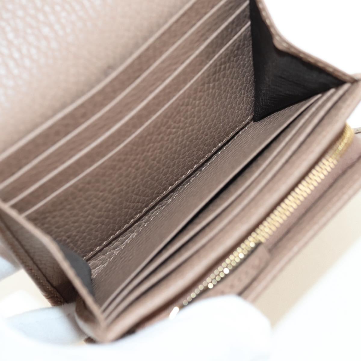GUCCI Wallet Leather Pink Gold 598587 Auth am11673V