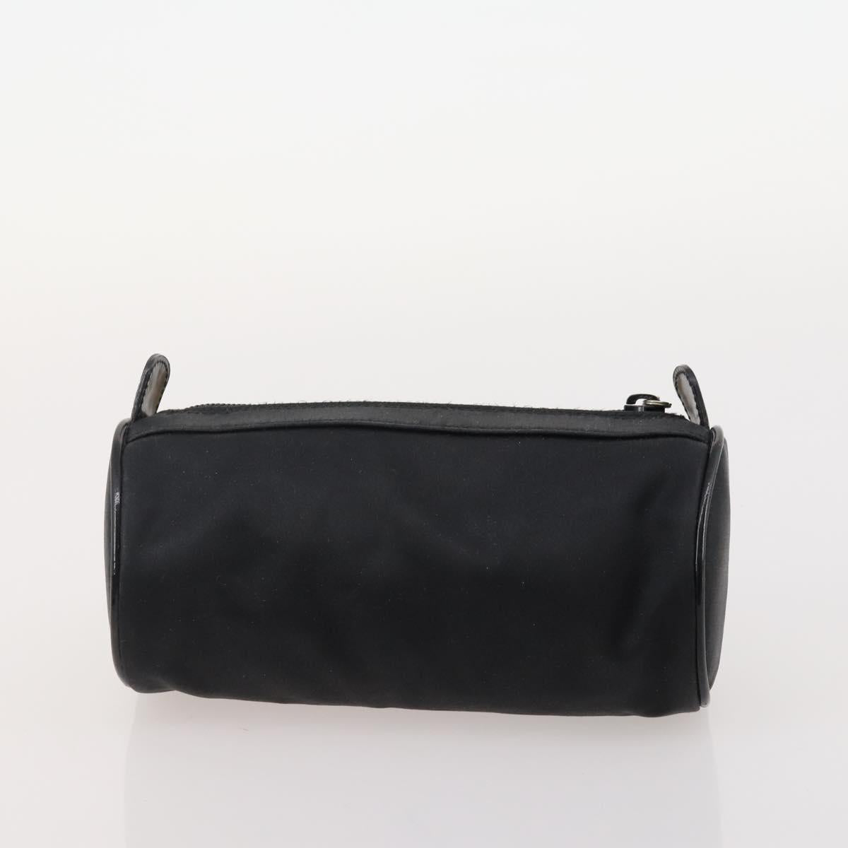 GUCCI Saint Laurent Cartier Bag PVC Leather 4 Set Beige Black Auth am11682