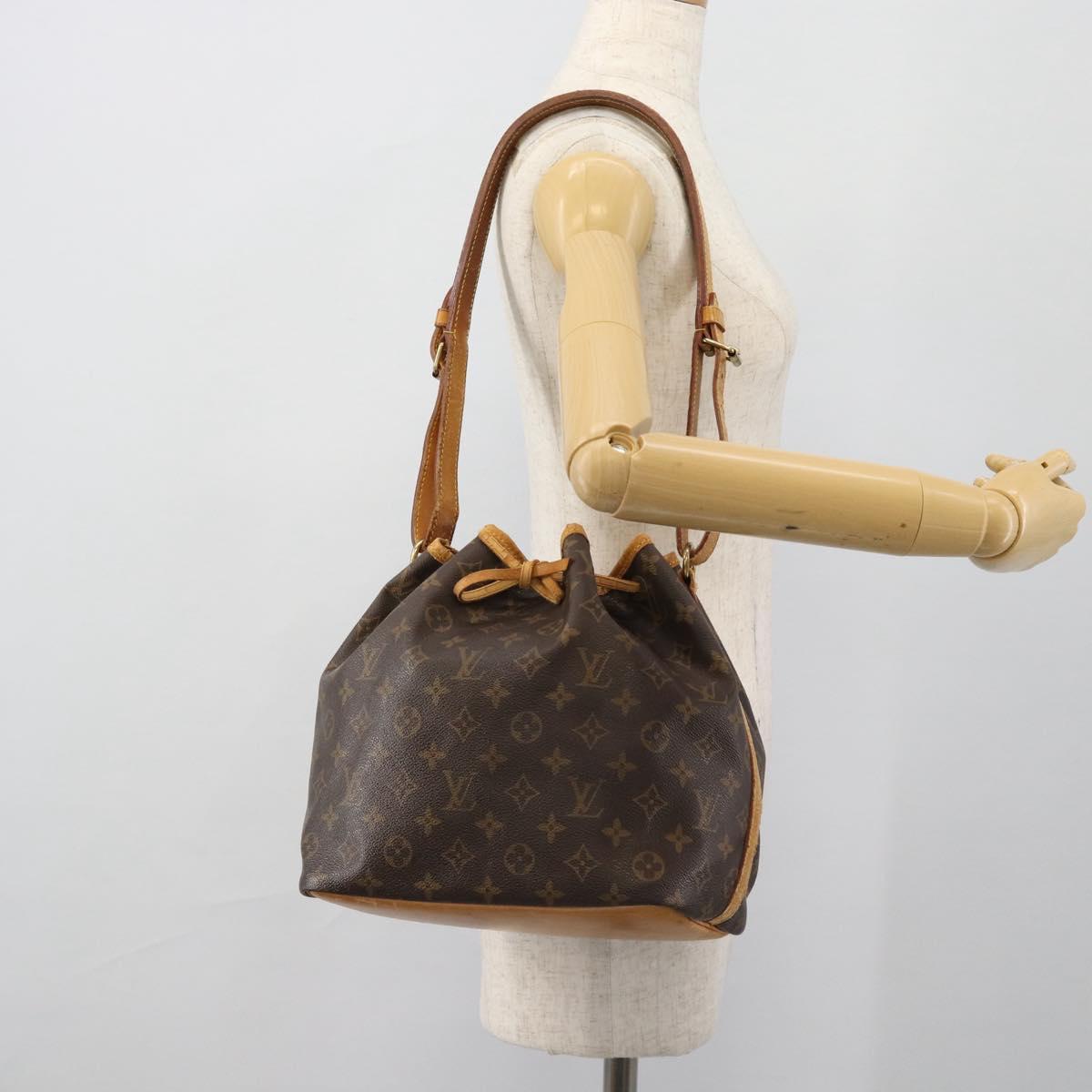 LOUIS VUITTON Monogram Petit Noe Shoulder Bag M42226 LV Auth am11684