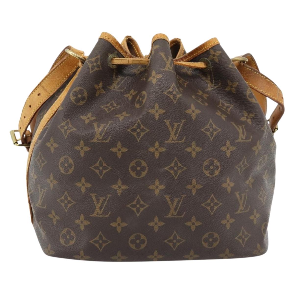 LOUIS VUITTON Monogram Petit Noe Shoulder Bag M42226 LV Auth am11684