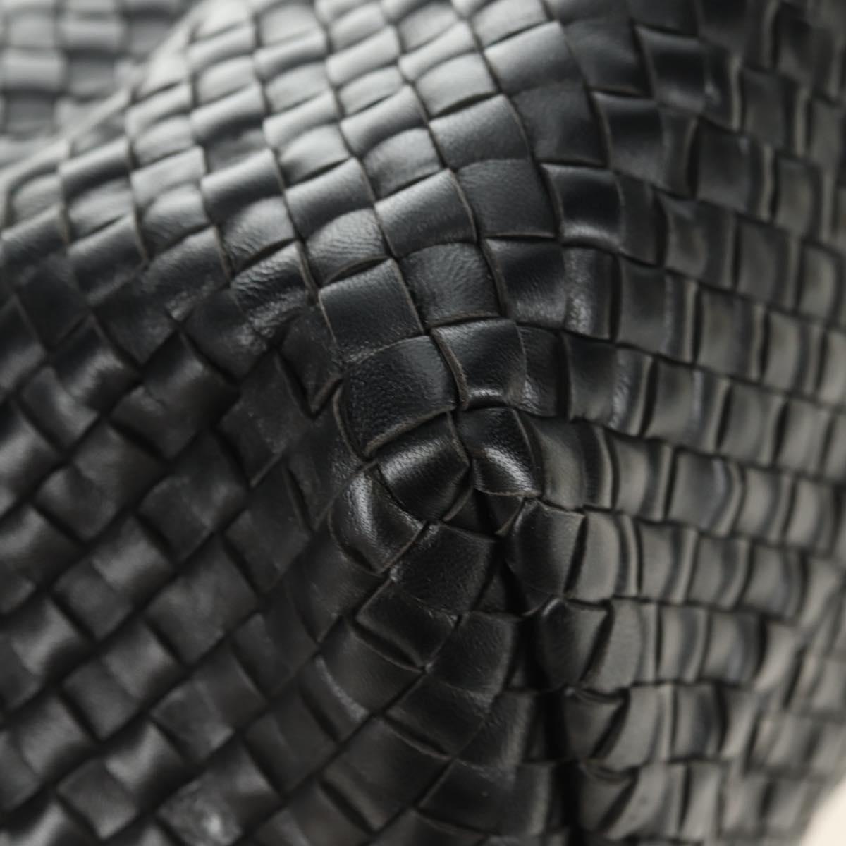 BOTTEGA VENETA INTRECCIATO Cabas GM Hand Bag Leather Black Auth am11701SM