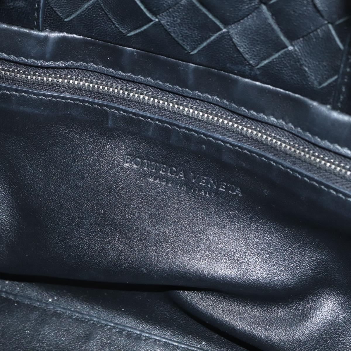 BOTTEGA VENETA INTRECCIATO Tote Bag Leather Black Auth am11702SM