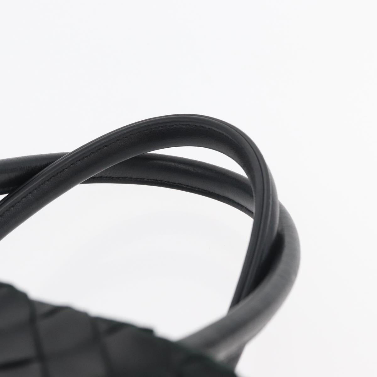 BOTTEGA VENETA INTRECCIATO Tote Bag Leather Black Auth am11702SM