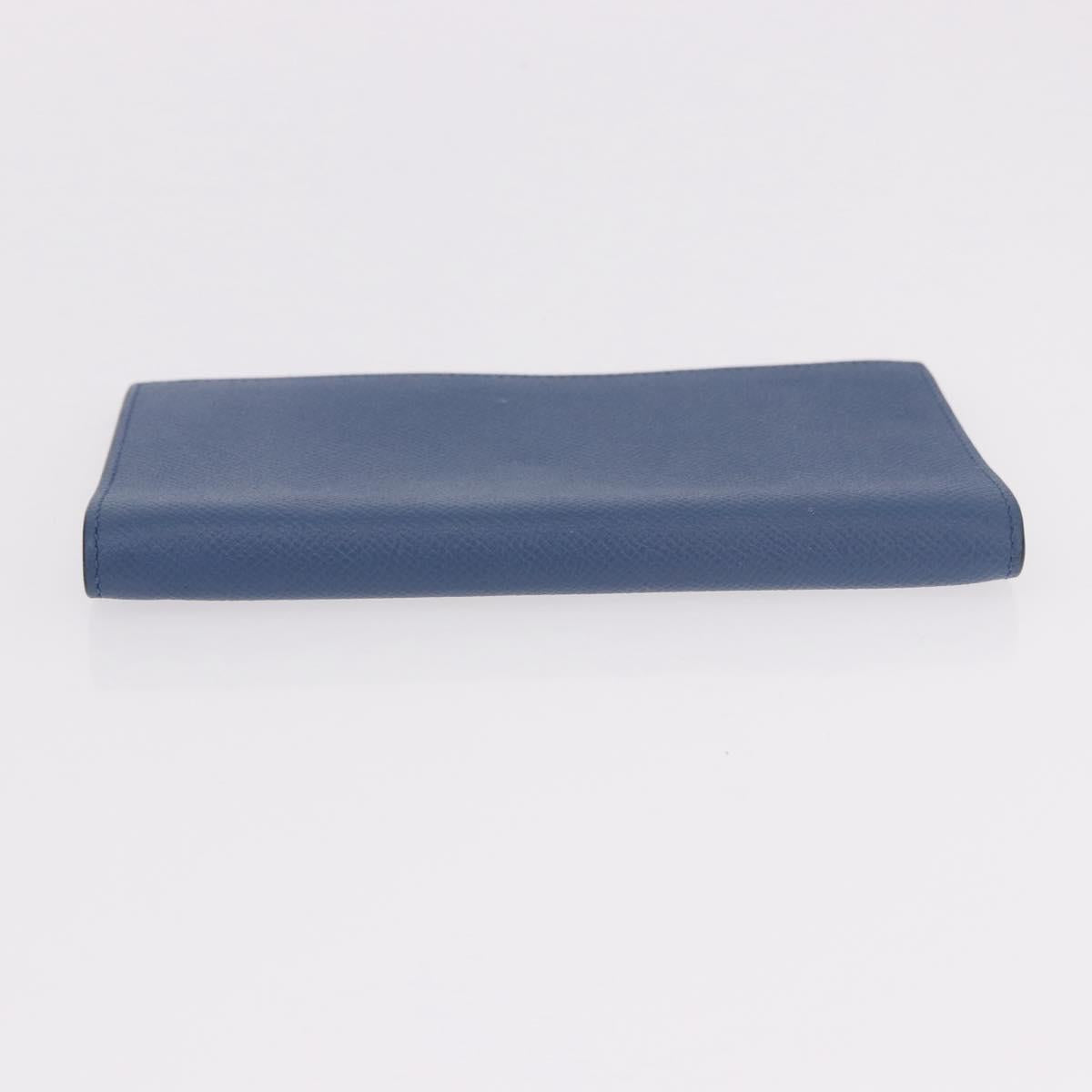 HERMES Agenda Vision II Day Planner Cover Leather Blue Auth am11742M