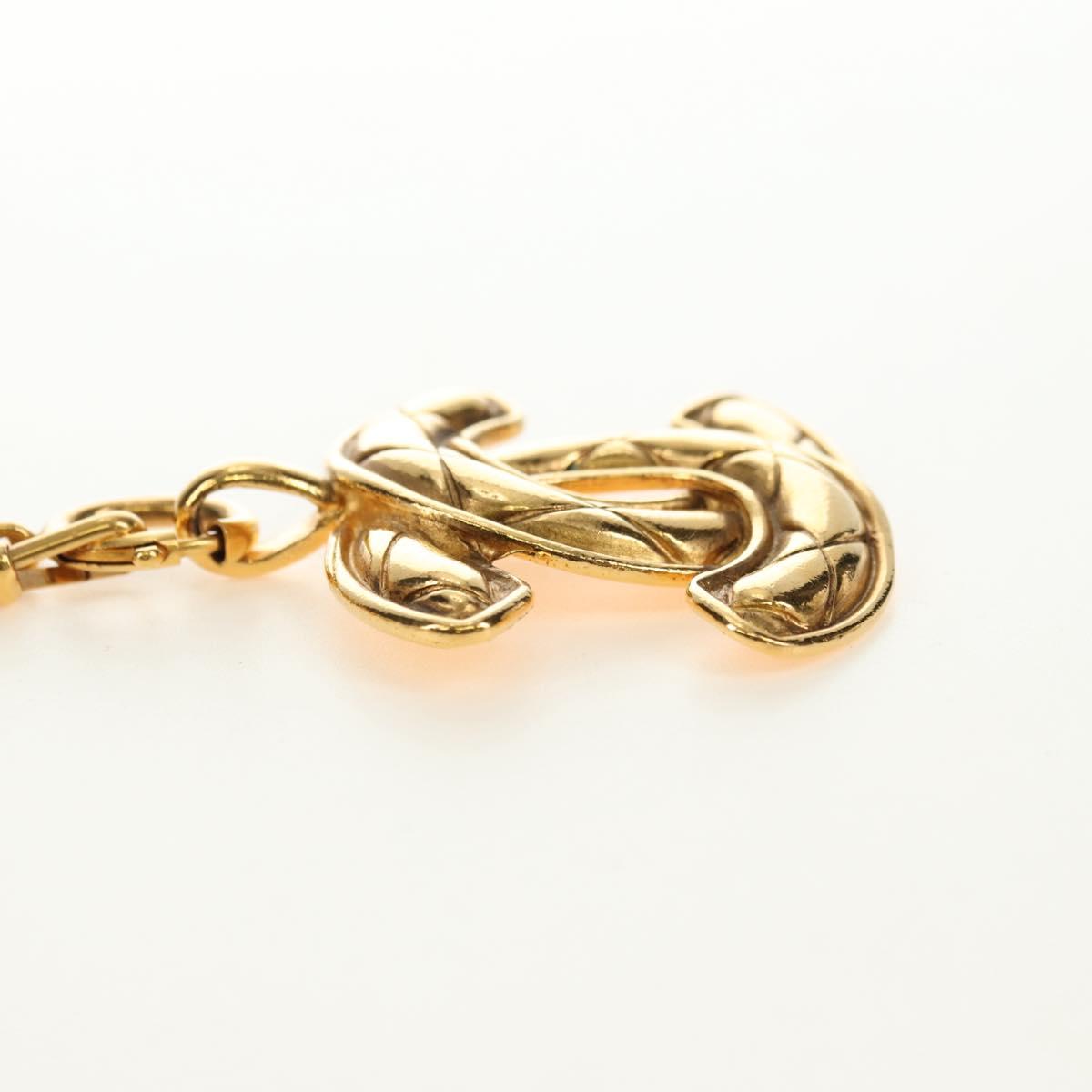 CHANEL CC Necklace metal Gold Tone CC Auth am11747SAM