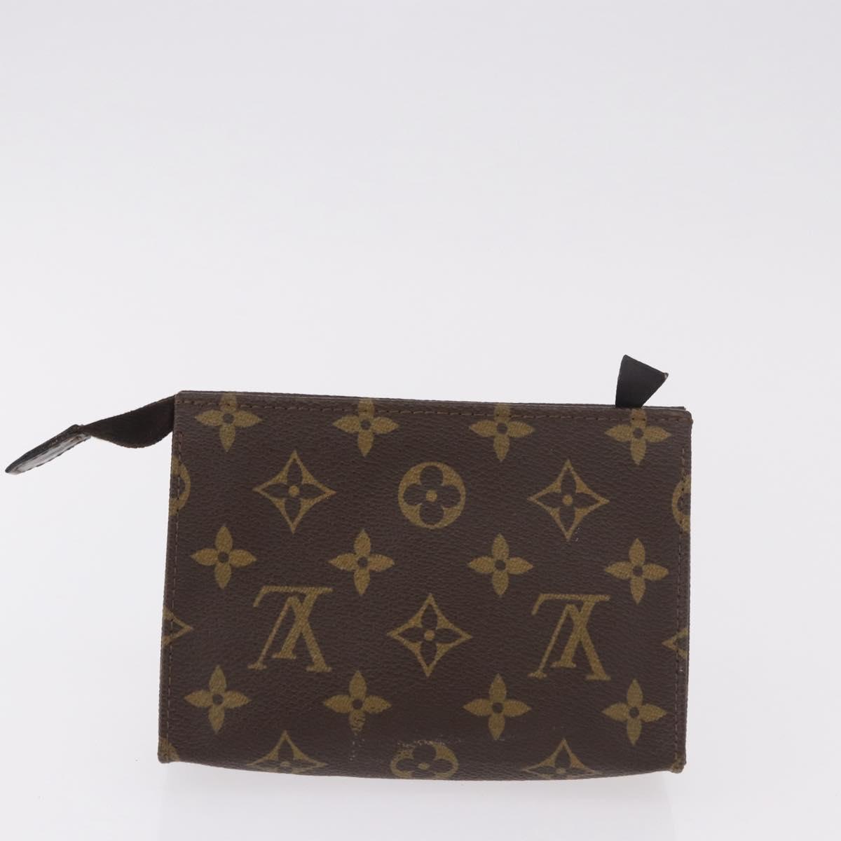LOUIS VUITTON Monogram Pouch 2 Set LV Auth am11758