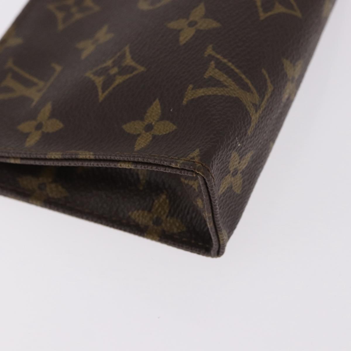LOUIS VUITTON Monogram Pouch 2 Set LV Auth am11758