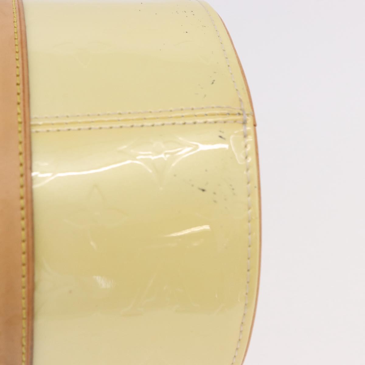 LOUIS VUITTON Monogram Vernis Bedford Hand Bag Perle M91006 LV Auth am11790V