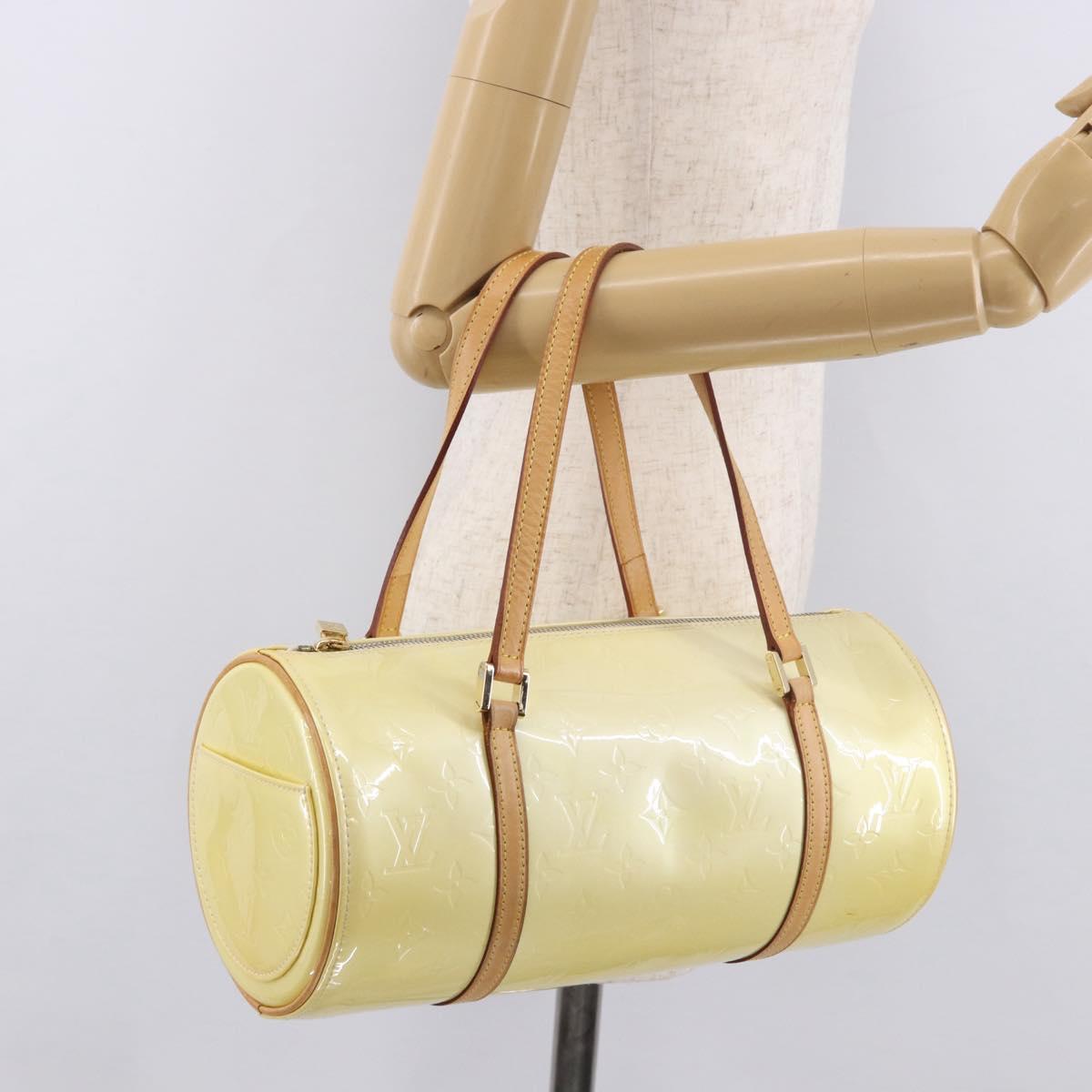 LOUIS VUITTON Monogram Vernis Bedford Hand Bag Perle M91006 LV Auth am11790V