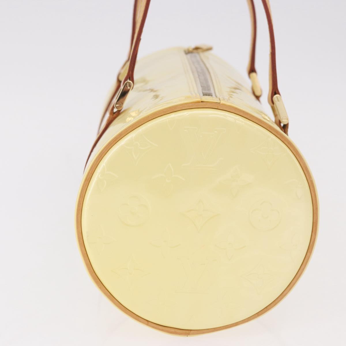 LOUIS VUITTON Monogram Vernis Bedford Hand Bag Perle M91006 LV Auth am11790V