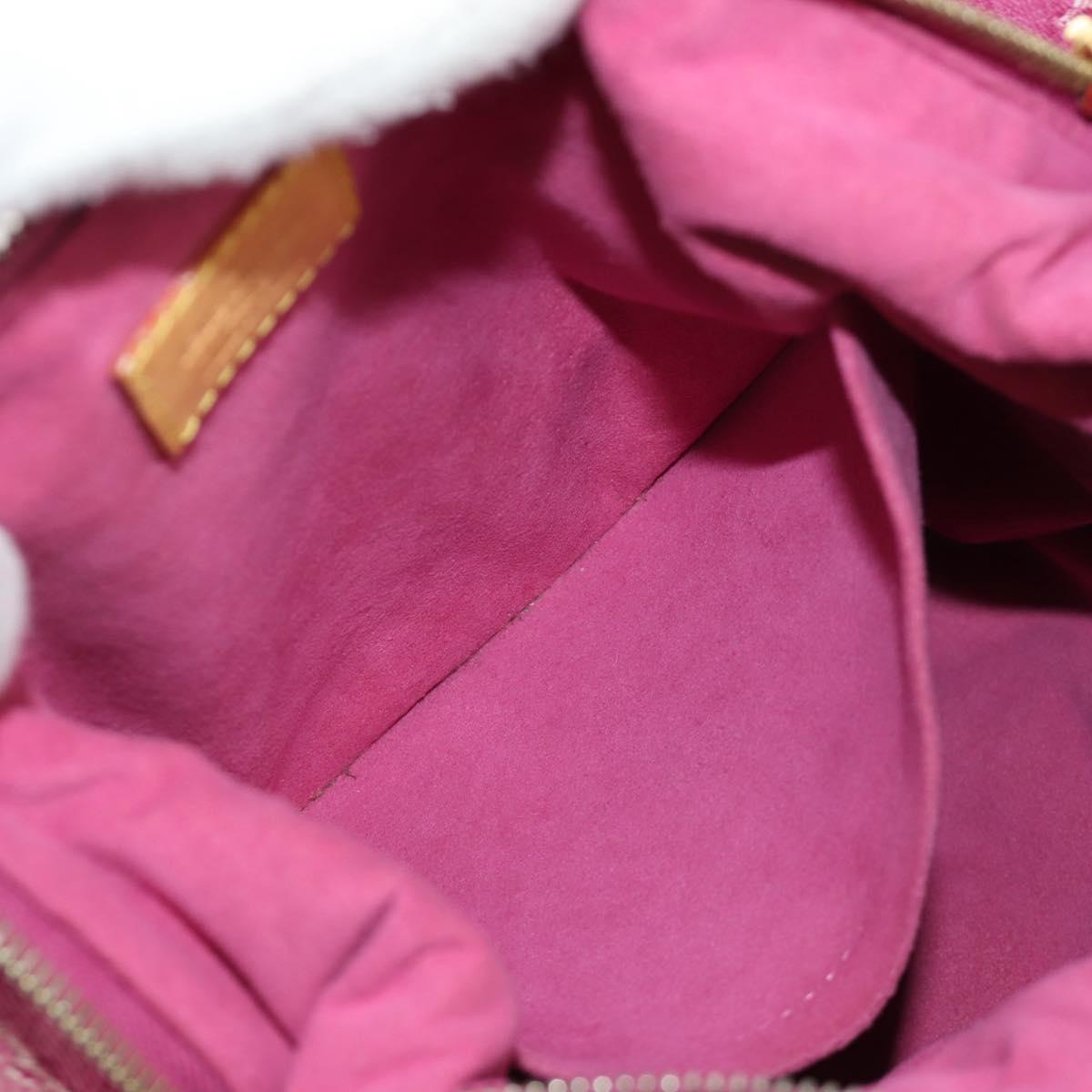 LOUIS VUITTON Monogram Denim Buggy GM Shoulder Bag Pink M95210 Auth am11791SAV