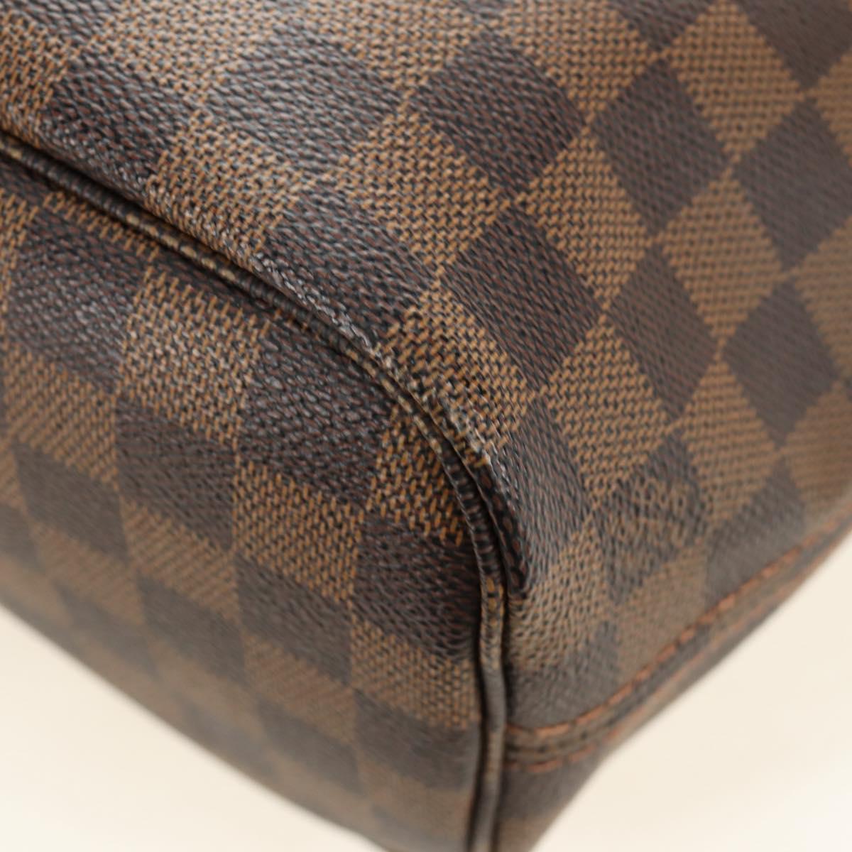 LOUIS VUITTON Damier Ebene Neverfull PM Tote Bag N51109 LV Auth am11810SAV